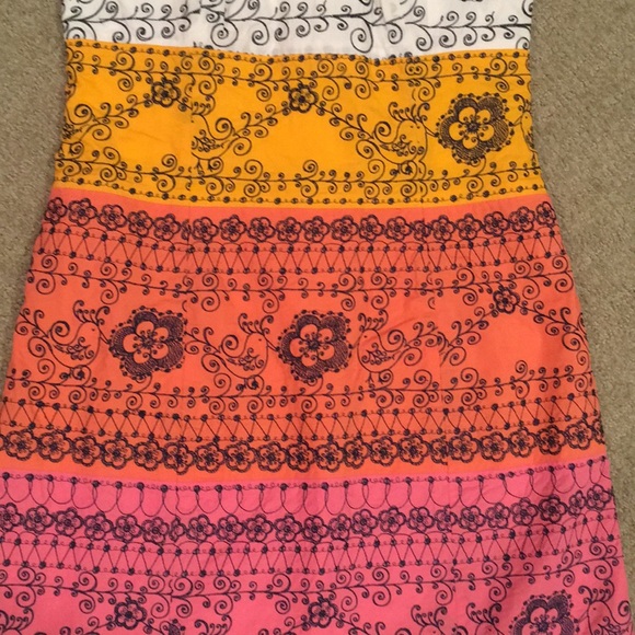 Lilly Pulitzer strapless embroidered dress - Picture 2 of 2